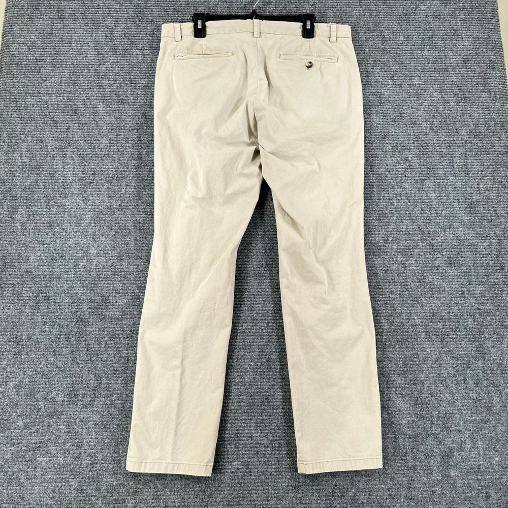 Vineyard Vines Breaker Pant Mens 34x31 Khaki Tan Stretch Cotton Chino Casual